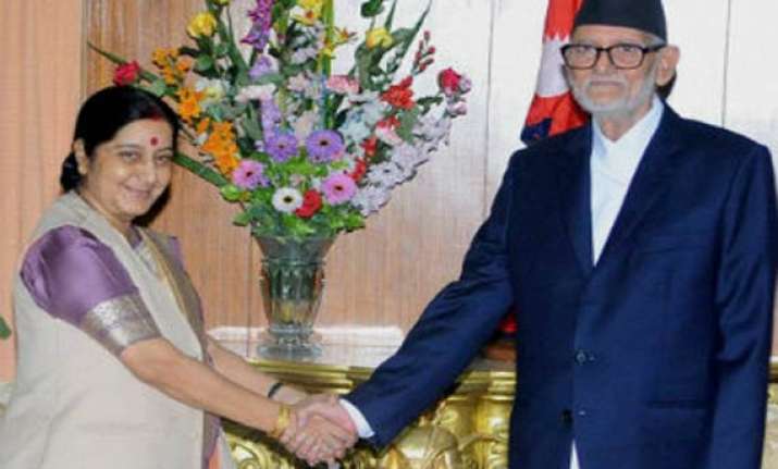 sushma swaraj describes her first nepal visit very
