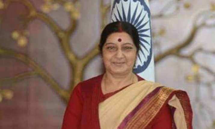 sushma swaraj in kathmandu says nepal high priority
