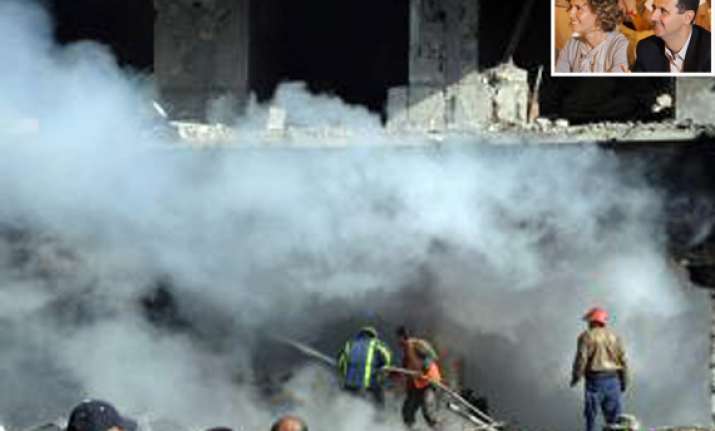 syria troops bomb towns eu grounds first lady
