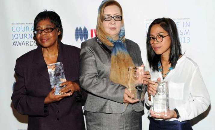 syrian cambodian afghan women win media awards