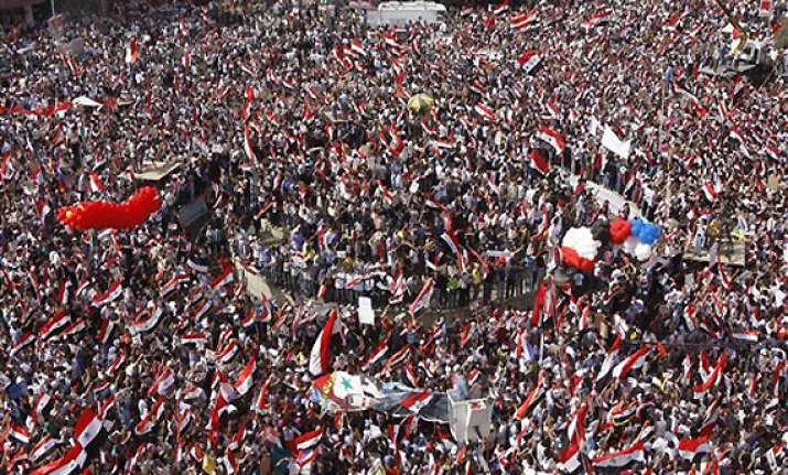 syrian security forces fire on rallies killing 20