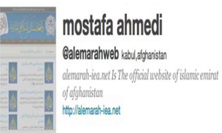 taliban takes to twitter