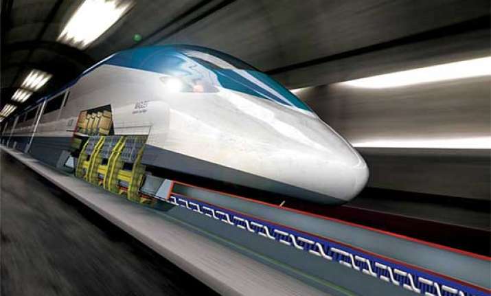 this train can run at 3 000 km an hour