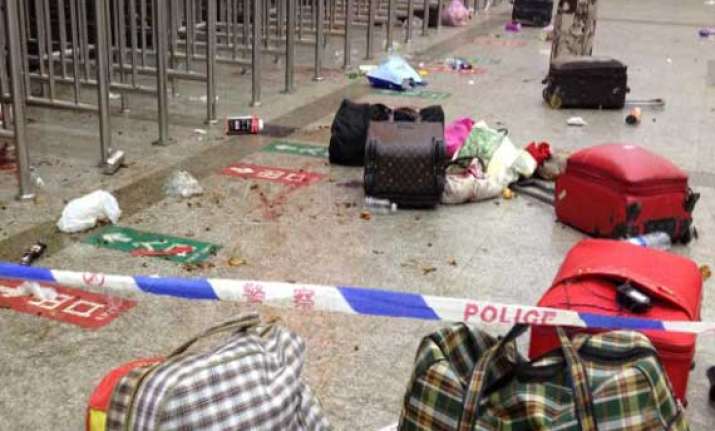 three killed 79 injured in china station attack