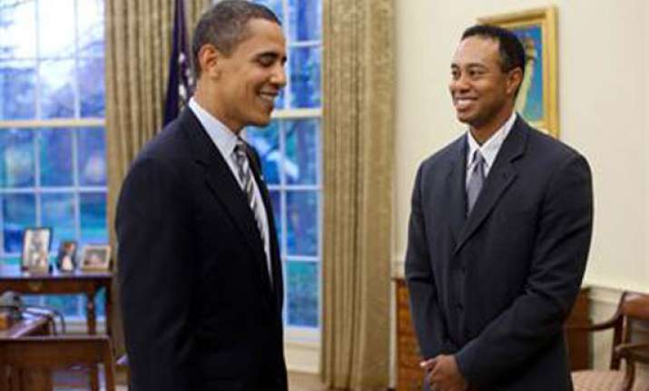 tiger woods joins vacationing obama for golf round