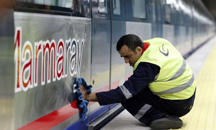 turkey launches undersea commuter train