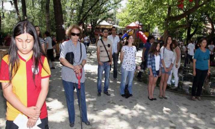 turkish deputy pm approves standing man protest