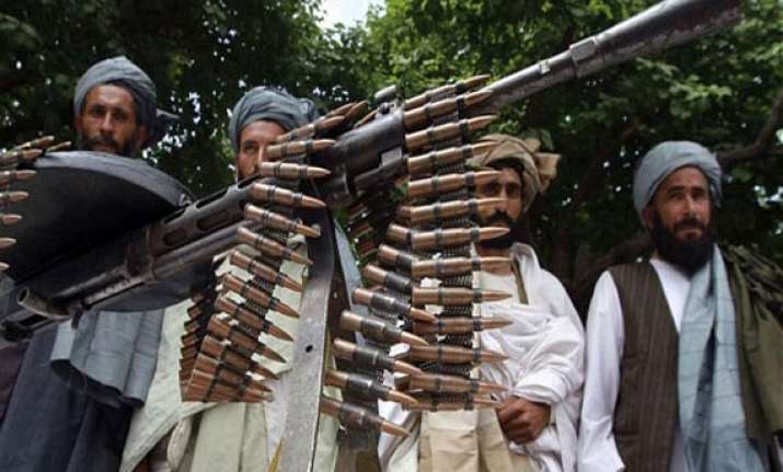 two taliban militants killed eight held in afghanistan