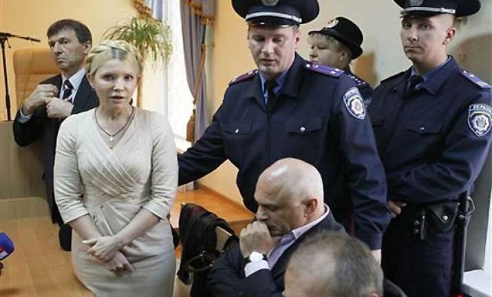ukraine jails former premier tymoshenko for seven years