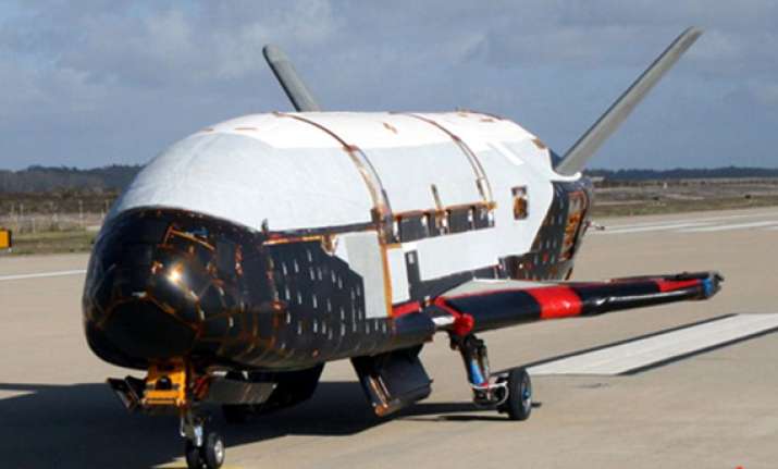 unmanned air force space plane lands in california