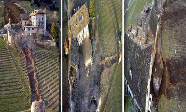 watch boulder nearly wipes out italian farmhouse