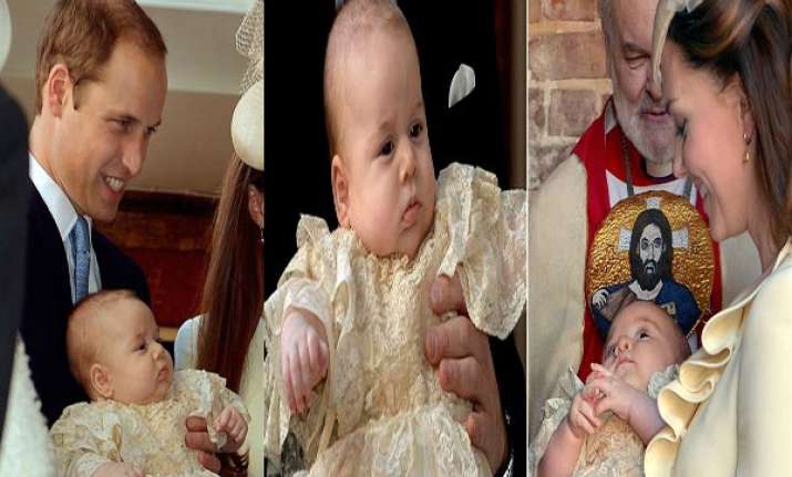 watch pics of christening ceremony of royal baby prince