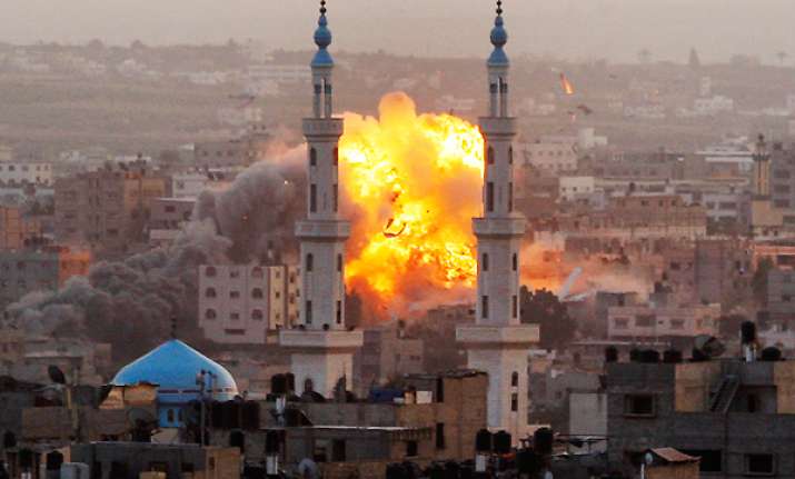 watch how israeli airstrikes are causing devastation in gaza