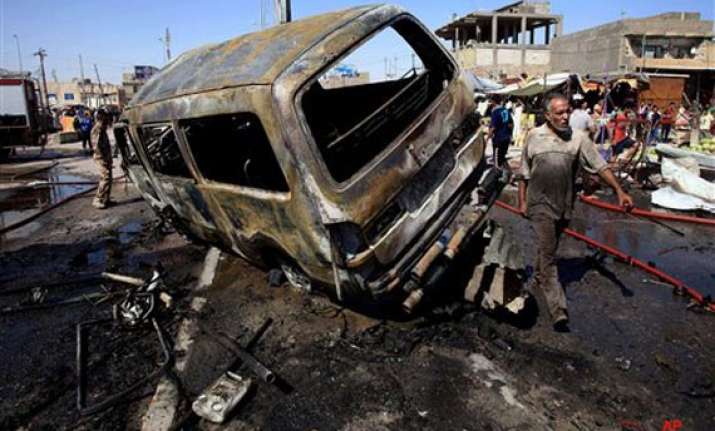 wave of car bombings in iraq kills at least 58