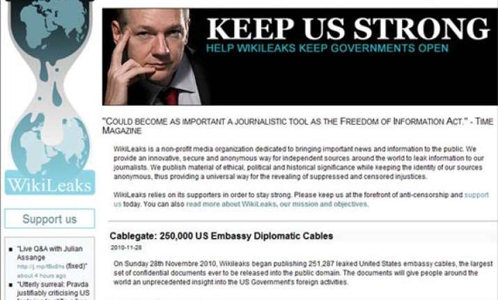 wikileaks site comes under attack