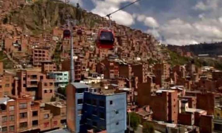 world s highest cable car system opens in bolivia