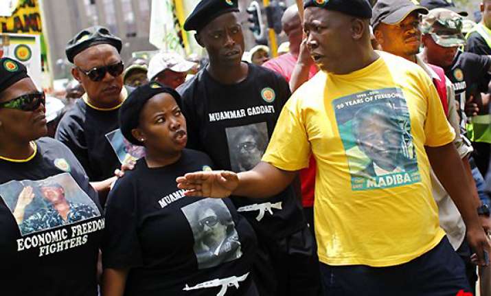 young south africans call for jobs end to poverty