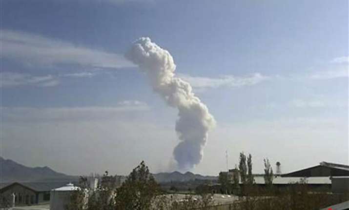 huge military base blast kills guards commander 16 others
