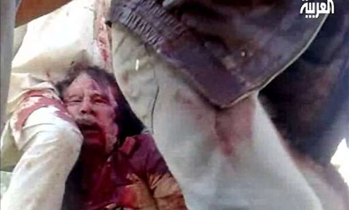 don t shoot pleaded gaddafi when captured