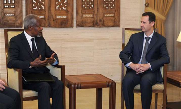 62 killed in syria on first day of annan visit