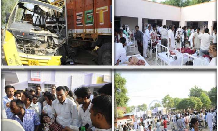 11 school children killed in road mishap watch pics