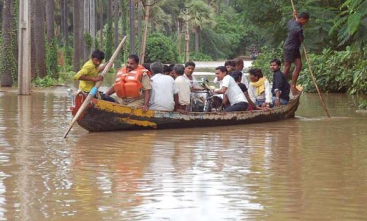 ap floods choppers brought in for rescue relief in marooned
