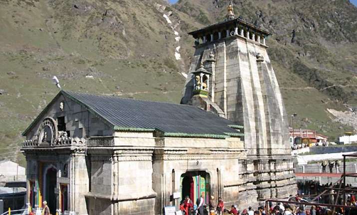 asi suggests change in river course to protect kedarnath
