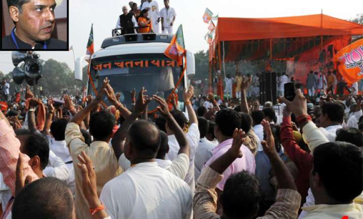 advani should take his yatra to karnataka says congress