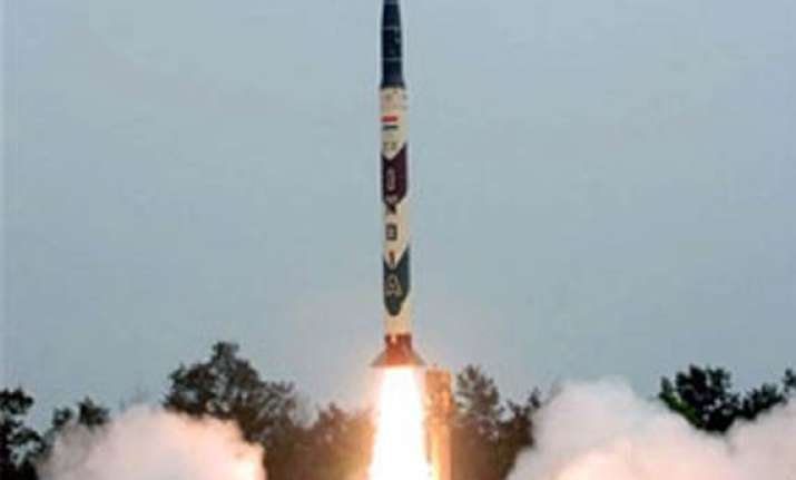 agni i missile test fired