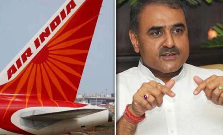 air india deployed bigger aircraft for praful patel s family