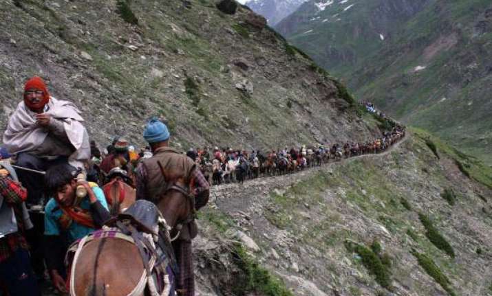 amarnath yatra from pahalgam route resumes