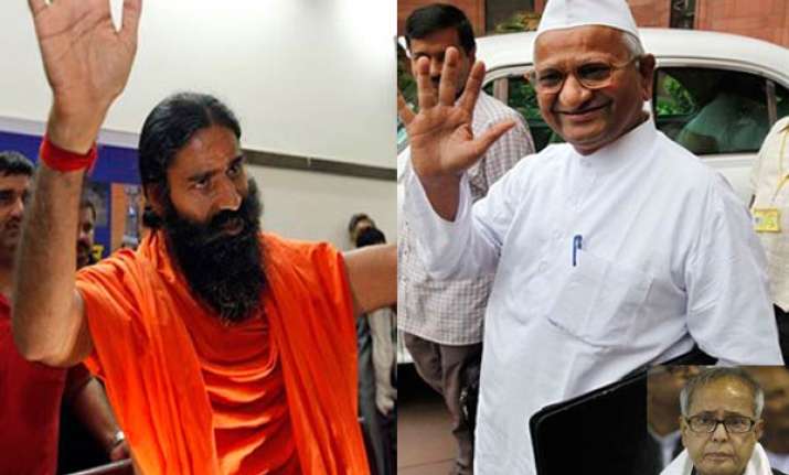 anna ramdev are self appointed messiahs says pranab