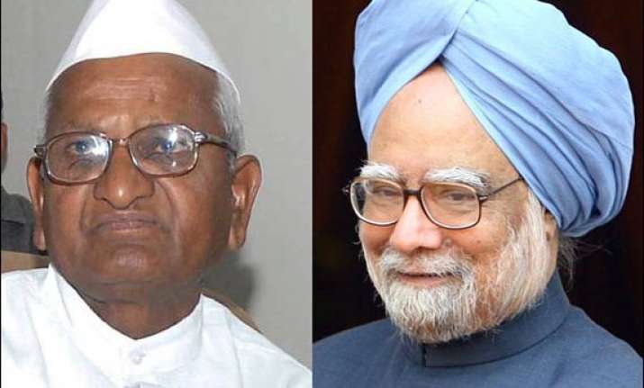 why an honest pm is scared of lokpal asks team hazare