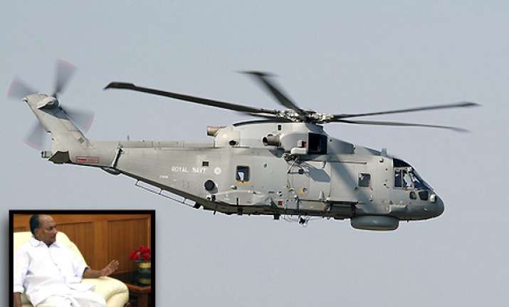 antony orders probe into vvip chopper deal