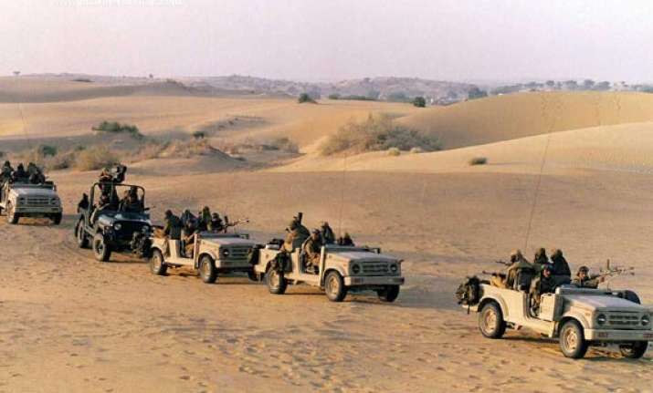 army holding strike corps wargames in rajasthan