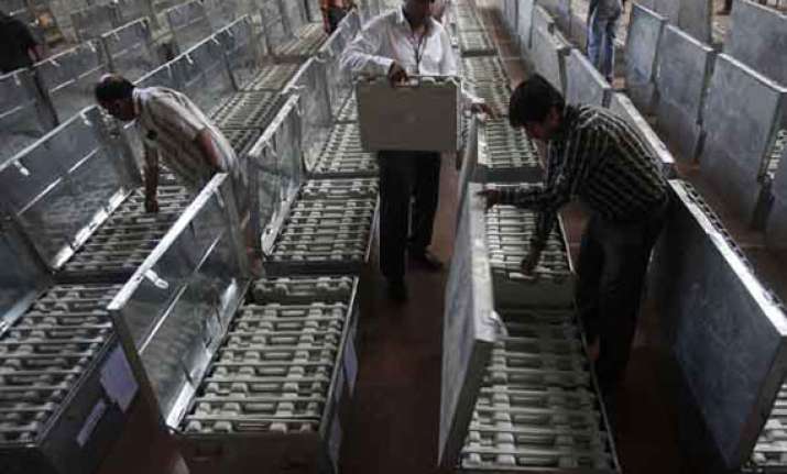 at least 38 evms replaced in three lok sabha seats in assam