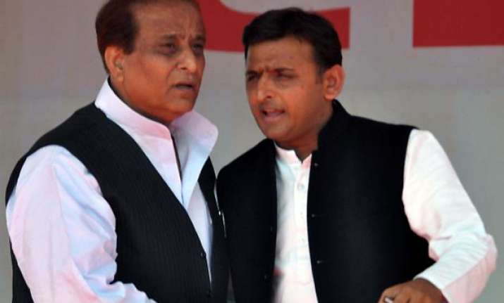 azam khan takes oath as up minister