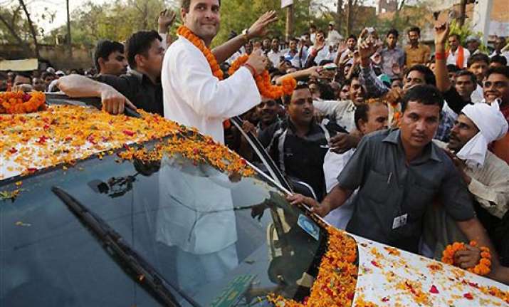 bjp attacks election commission on rahul s roadshow