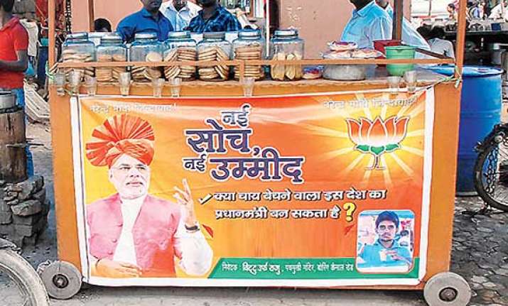 bjp opens tea stalls ahead of narendra modi s odisha rally