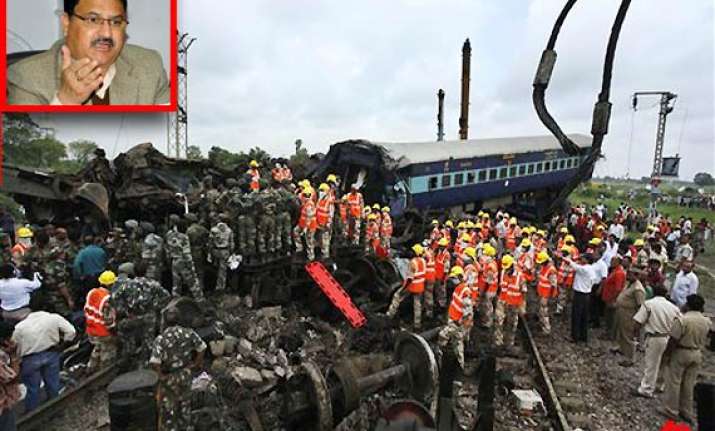 bjp holds pm responsible for railway accidents