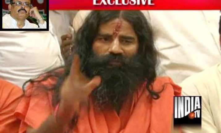baba ramdev blackmailing govt says ncp