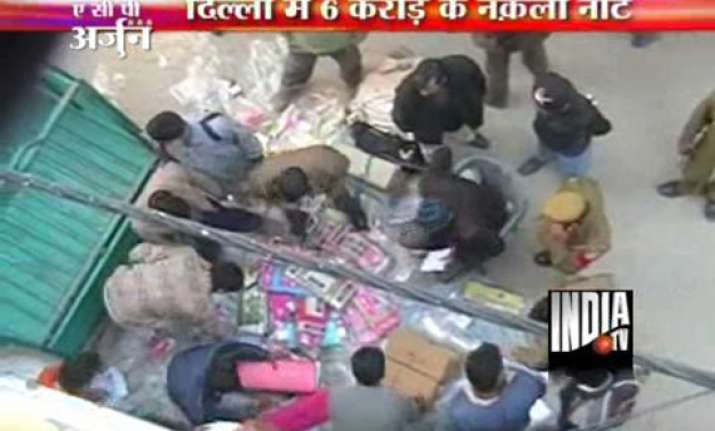 biggest haul of fake currency totalling rs 6 cr in delhi
