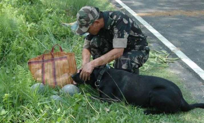 bomb recovered in front of ioc refinery in assam