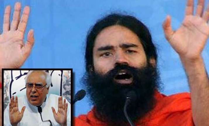 senior ministers persuade ramdev yoga guru to go ahead with
