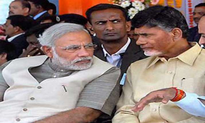 chandrababu naidu to discuss ap bifurcation issues with pm