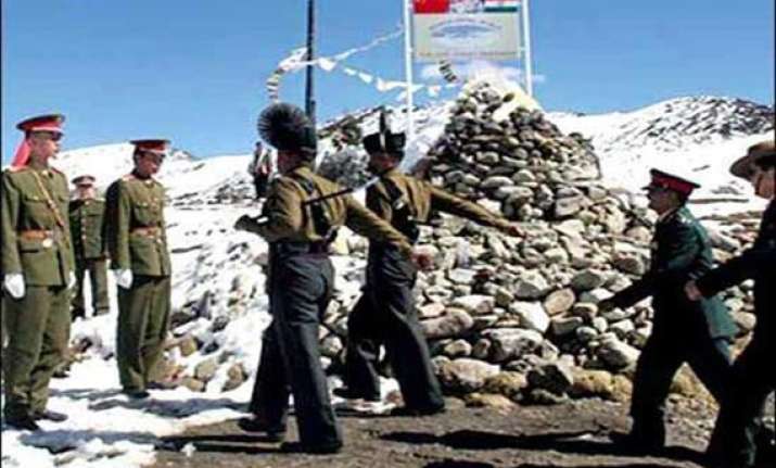 china wants freeze on constructions near line of actual