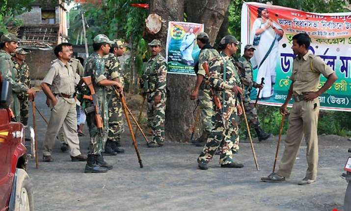 choppers used during heavy polling in maoist hit areas of