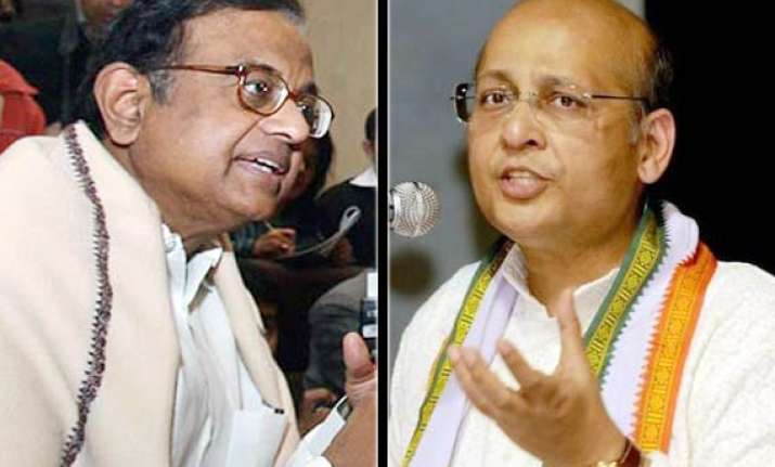 cong backs chidambaram rules out rift in govt