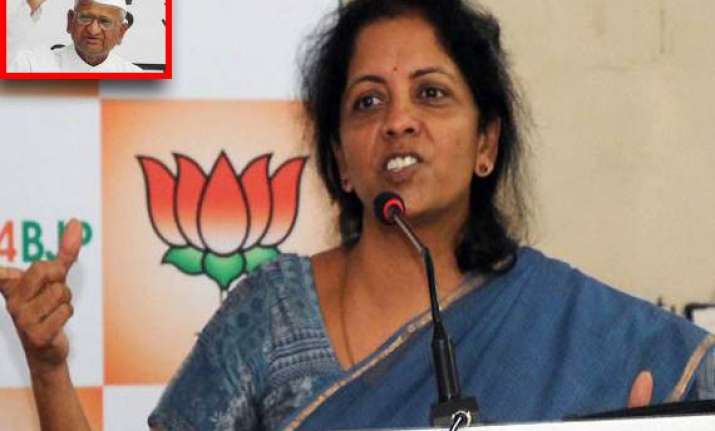 cong dealing with anna in autocratic manner bjp