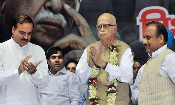 congress says advani wants fast foward mode